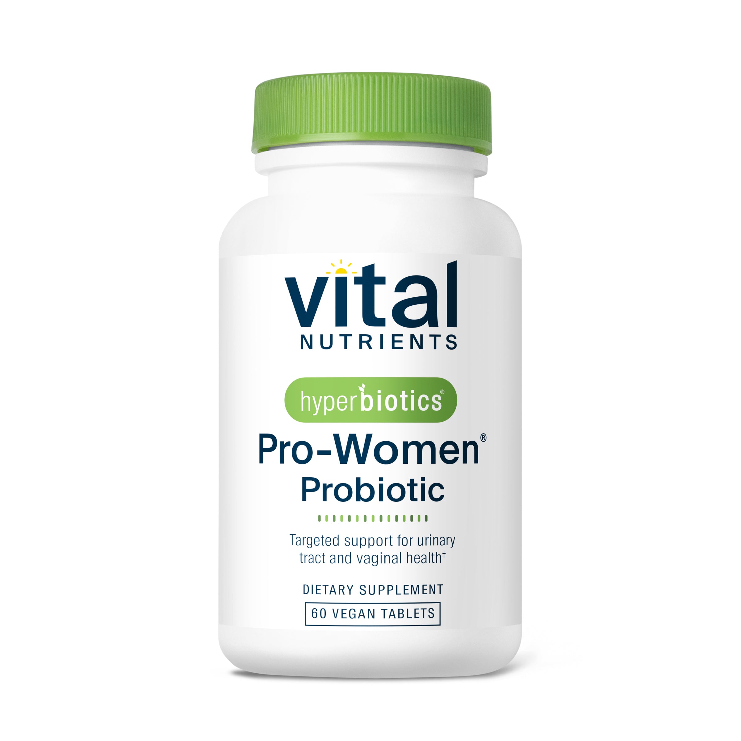 Hyperbiotics Pro-Women Probiotic 60 vegan tablets.