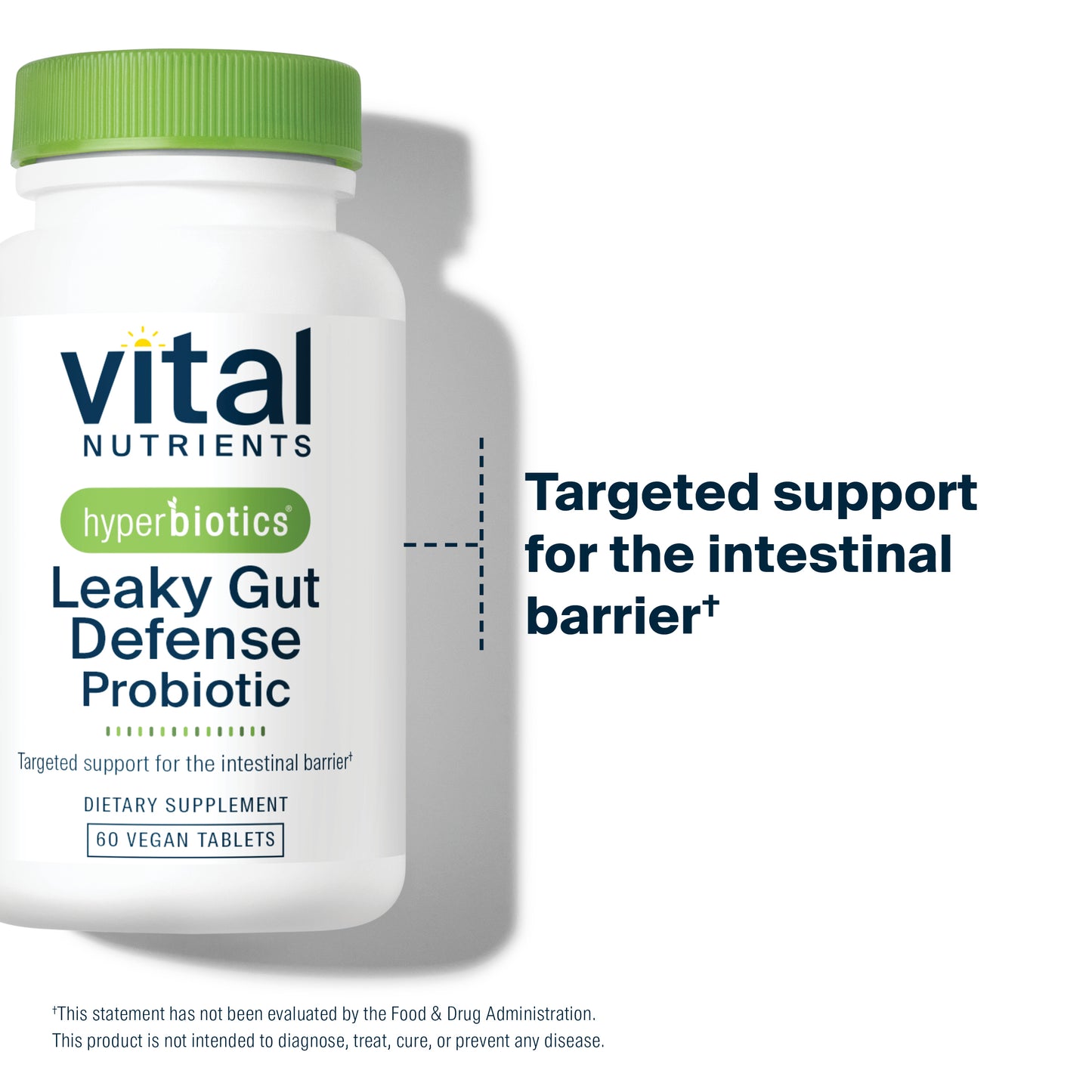 Hyperbiotics Leaky Gut Defense Probiotic targeted support for the intestinal barrier.*